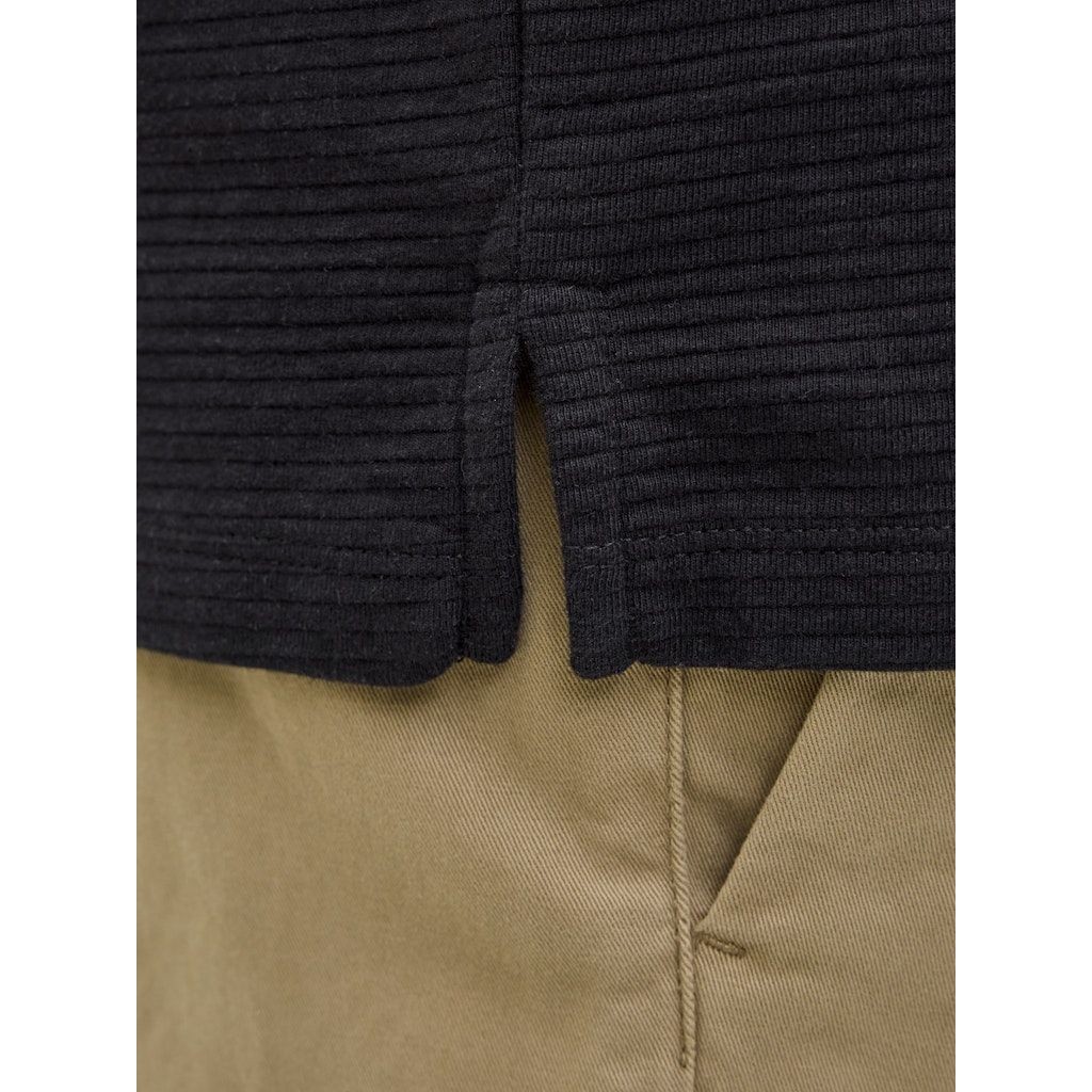 JACK & JONES Polo marškiniai trumpos rank. vyrams, Juoda, Benja polo 5