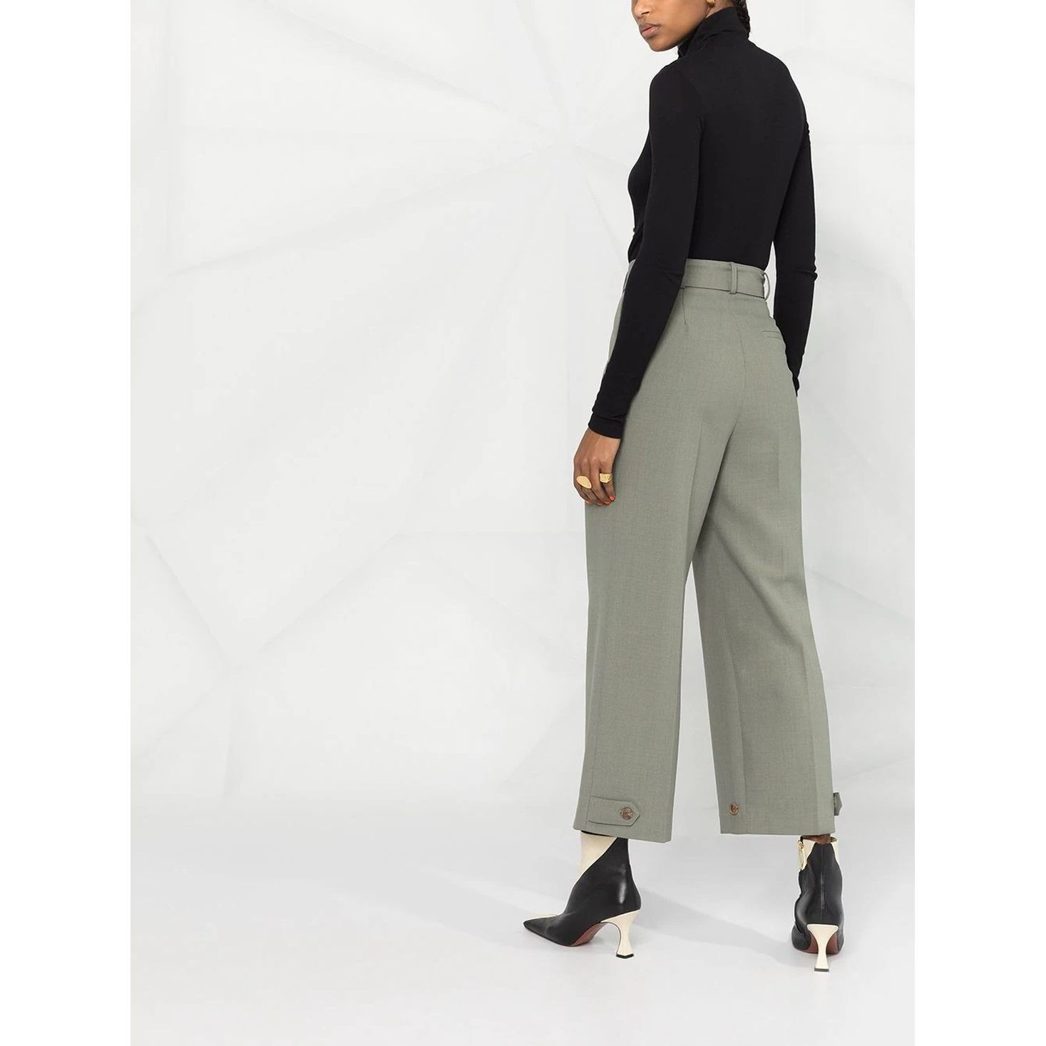 VINCE Megztinis moterims, Juoda, Essential turtleneck sweater 4