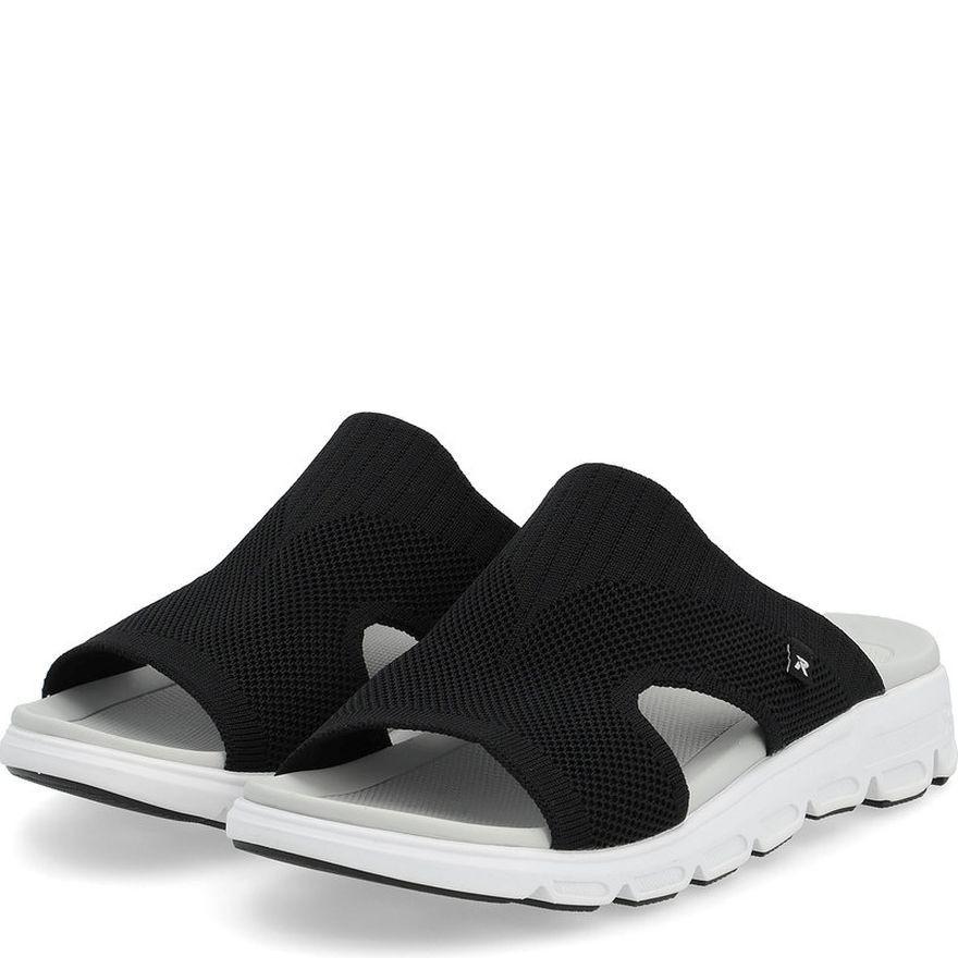 RIEKER Šlepetės moterims, Juoda, Slippers 7