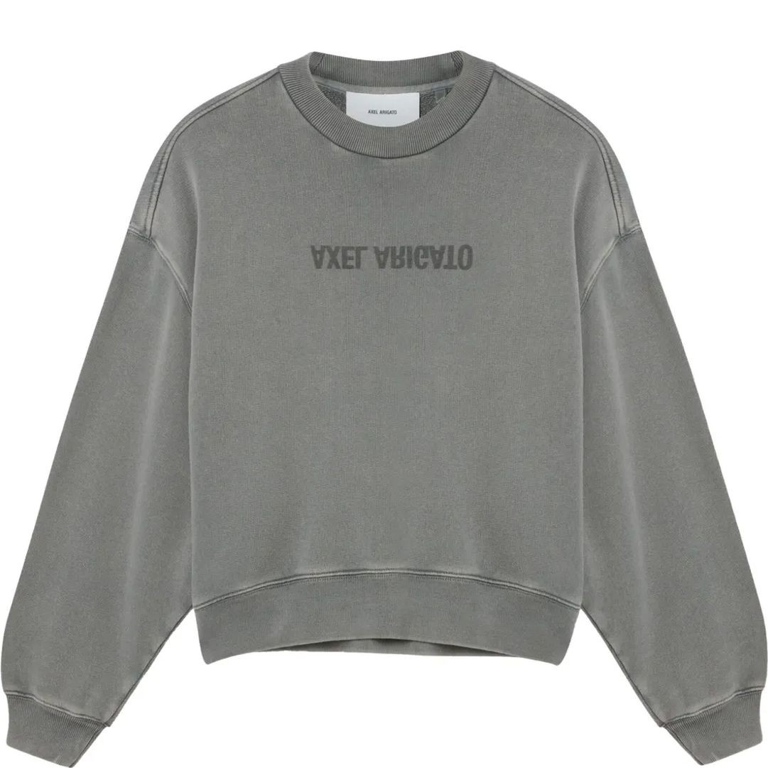 AXEL ARIGATO Sportinis nertinis moterims, Pilka, Distort washed sweatshirt