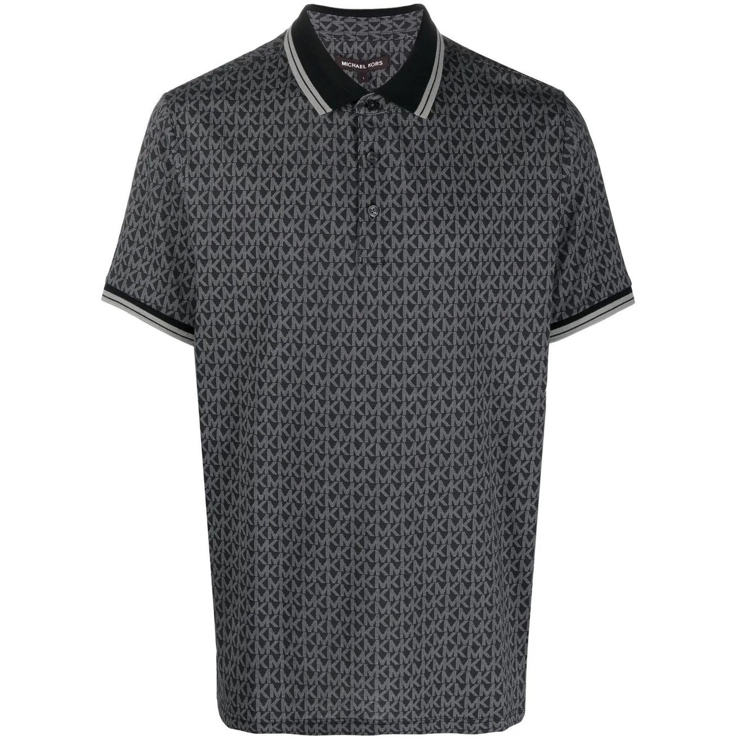 MICHAEL KORS Polo marškiniai trumpos rank. vyrams, Juoda, MK greenwich polo