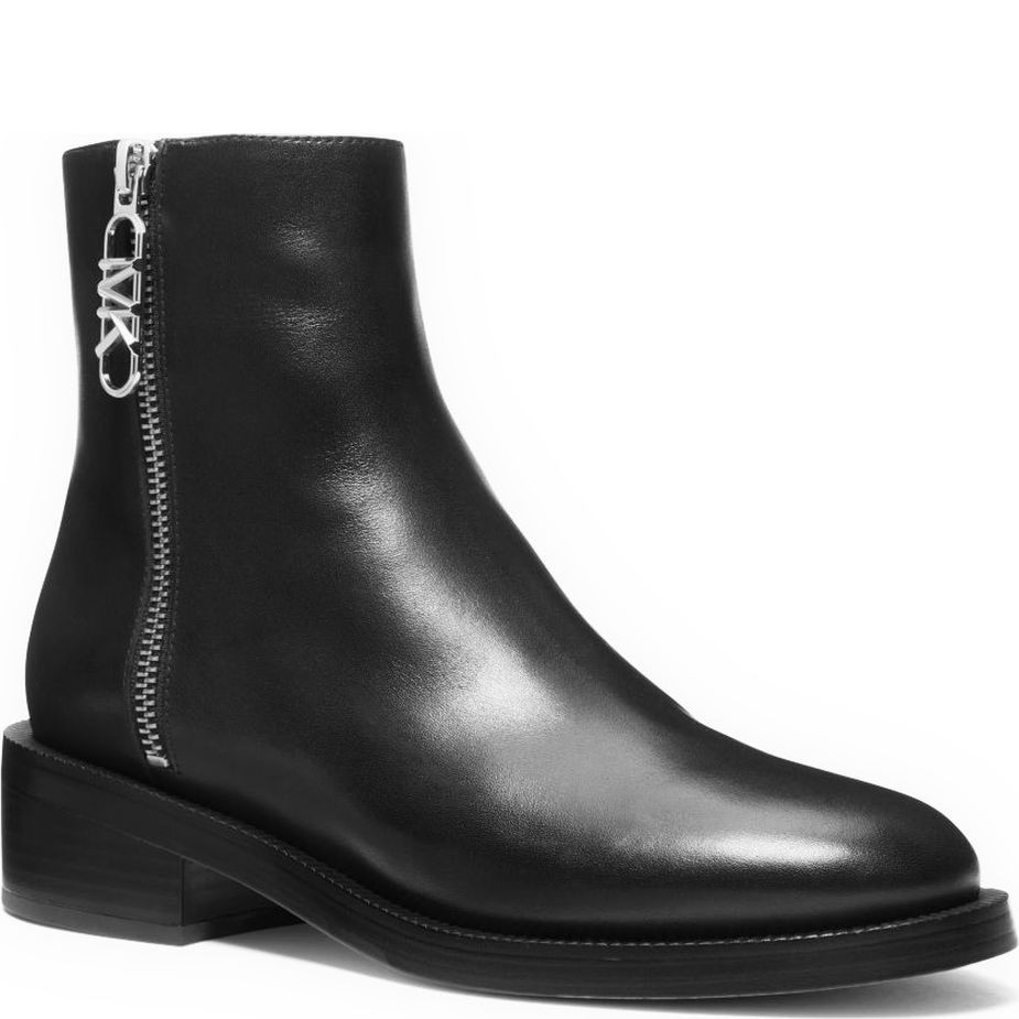 MICHAEL KORS Aulinukai moterims, Juoda, Regan flat bootie 1