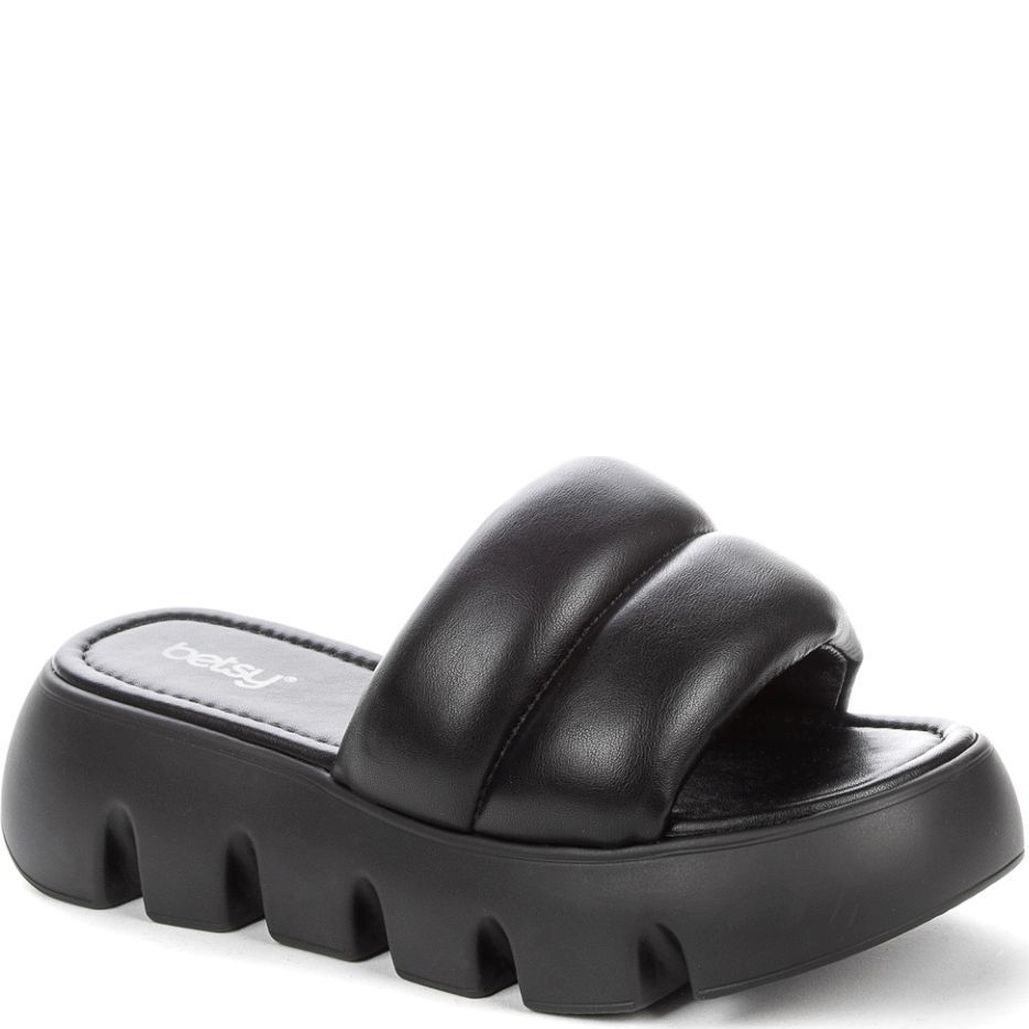 BETSY Šlepetės moterims, Juoda, Slippers