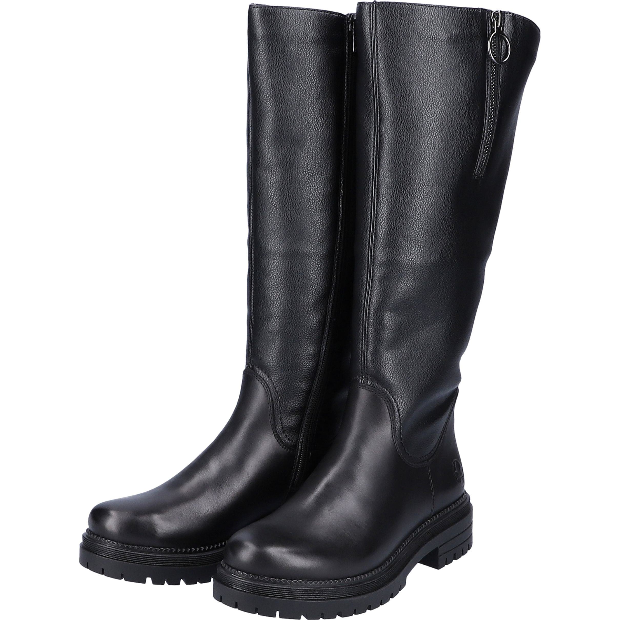 RIEKER Auliniai moterims, Juoda, BOOTS POP 8