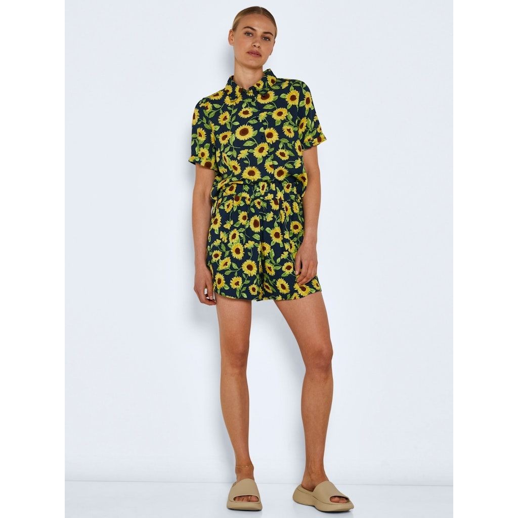 NOISY MAY Šortai moterims, Mėlyna, NMSUNFLOWER HW SHORTS 5