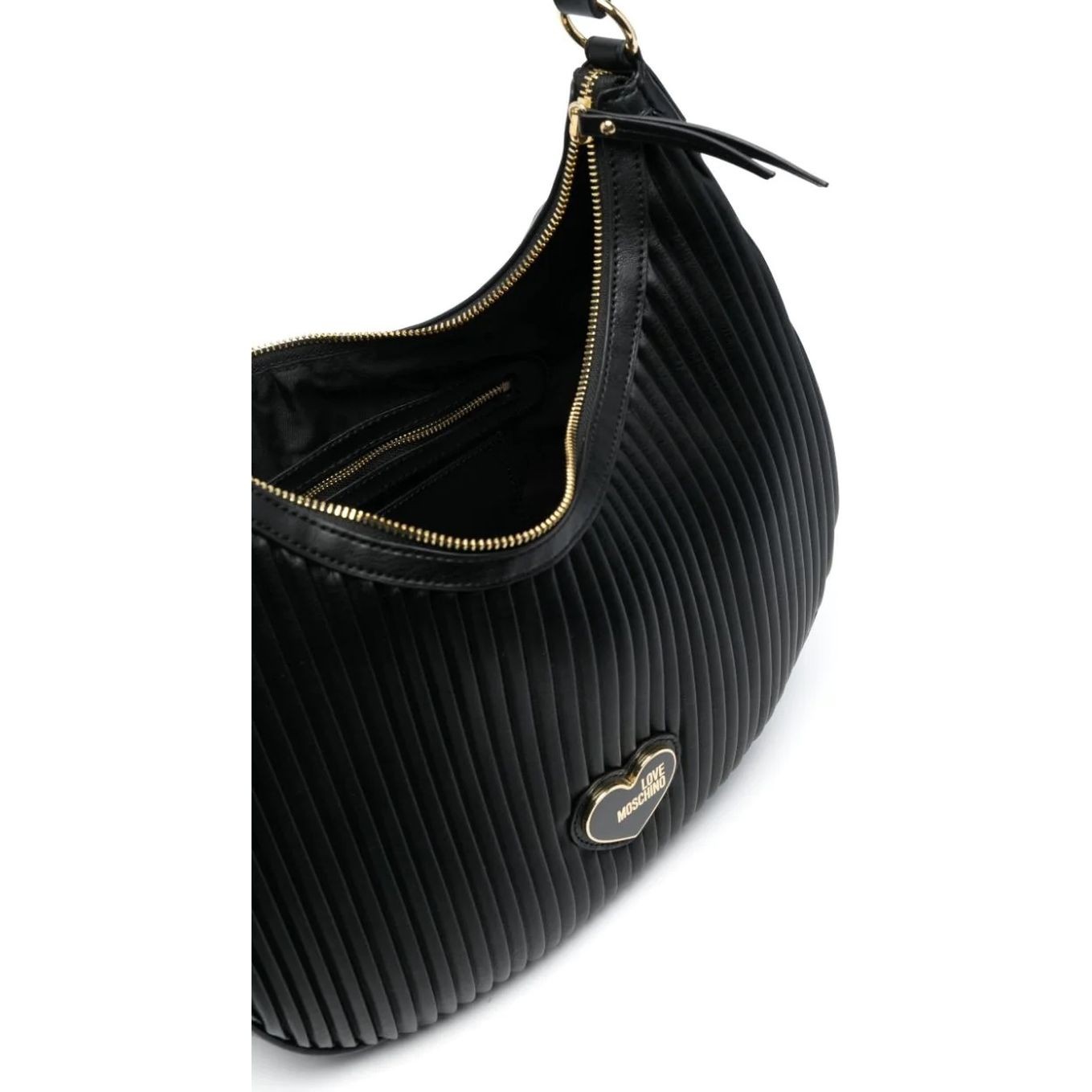 LOVE MOSCHINO Rankinė per petį moterims, Juoda, Top handle shoulder bag 4