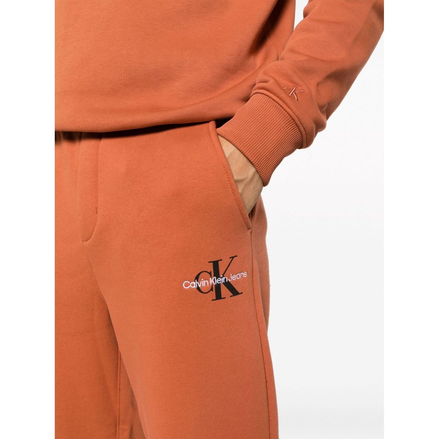 CALVIN KLEIN JEANS Sportinės kelnės vyrams, Ruda, Monologo hwk pant 4