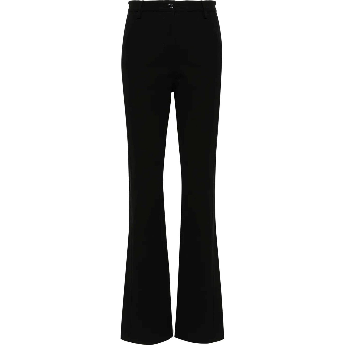 PINKO Kelnės moterims, Juoda, Straight-leg cotton trousers