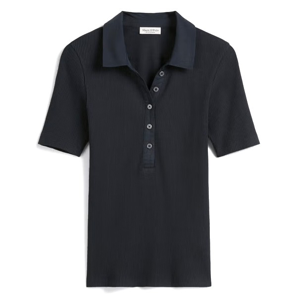 MARC O'POLO Polo marškiniai trumpos rank. moterims, Mėlyna, 506215653001 Polo short 1