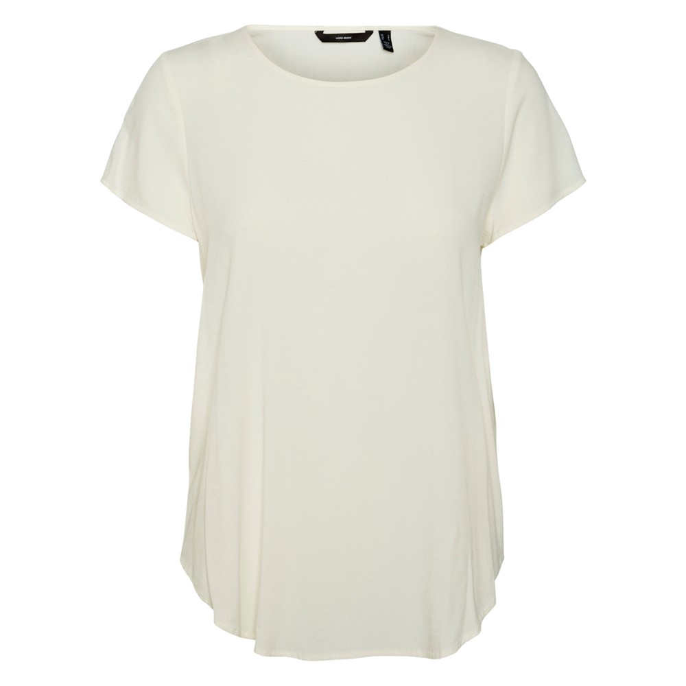 VERO MODA Palaidinės moterims, Balta, Becca plain top 1