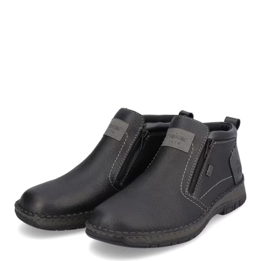 RIEKER Aulinukai vyrams, Juoda, Booties 4