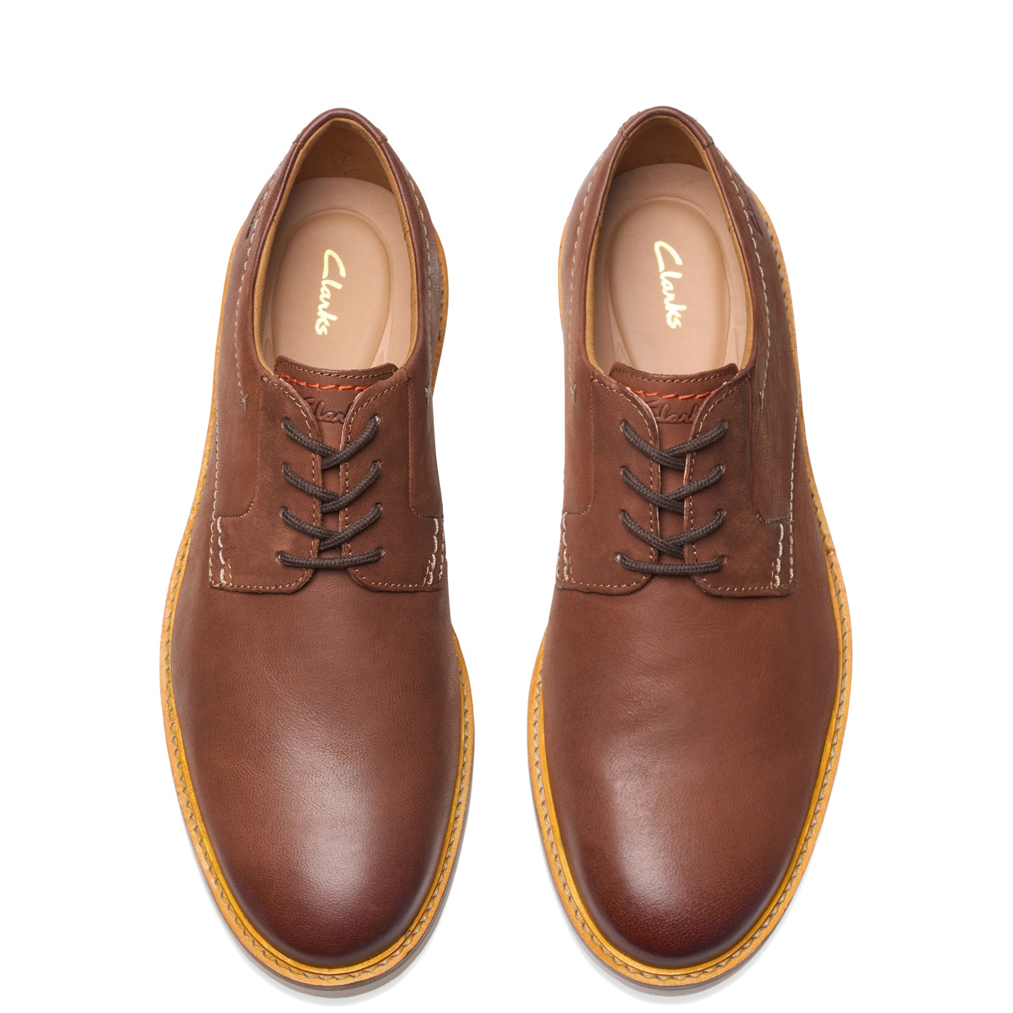 CLARKS Klasikiniai batai vyrams, Ruda, Atticus formal 3