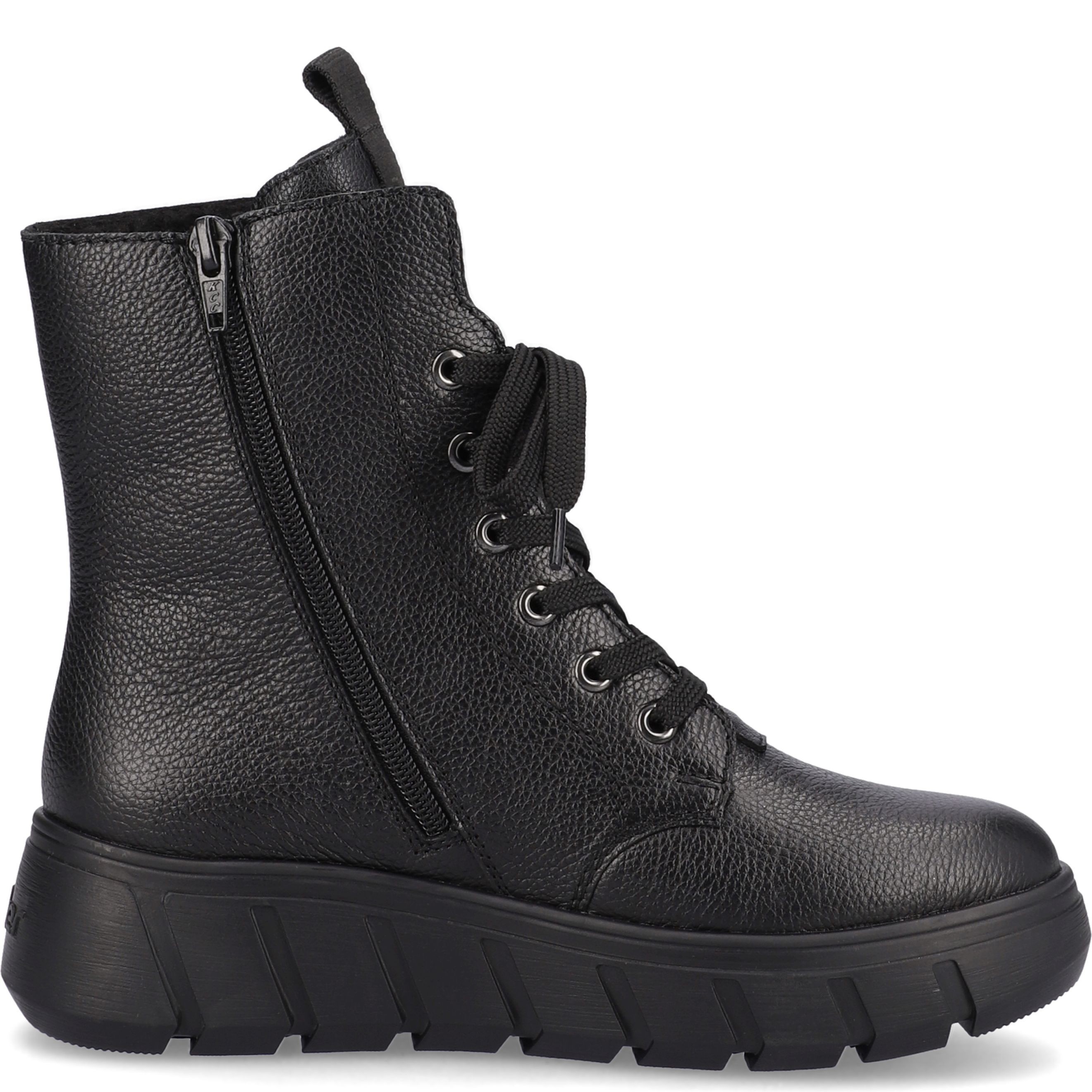 RIEKER Aulinukai moterims, Juoda, BOOTIES 3