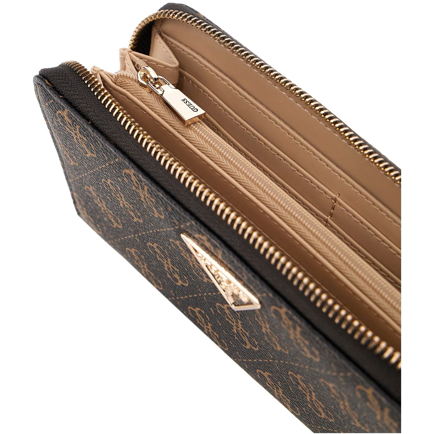 GUESS Piniginė moterims, Ruda, Laurel wallet 3