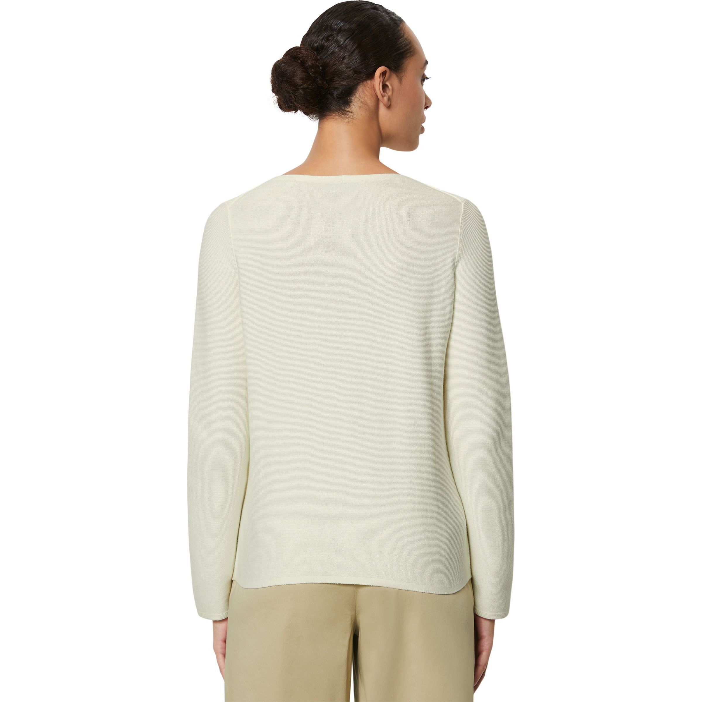 MARC O'POLO Megztinis moterims, Balta 3