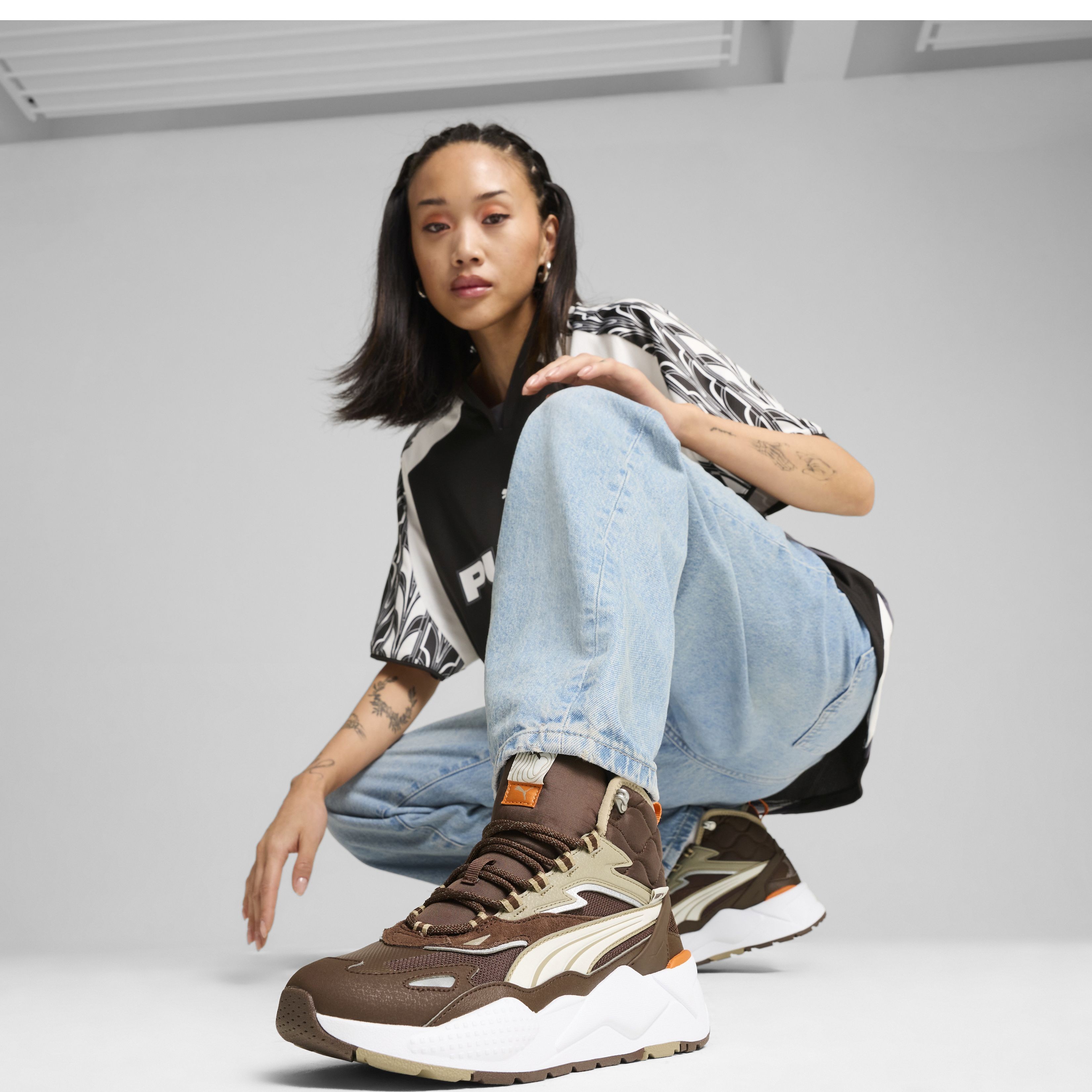 PUMA Aulinukai moterims, Ruda, Rs-x booties 8