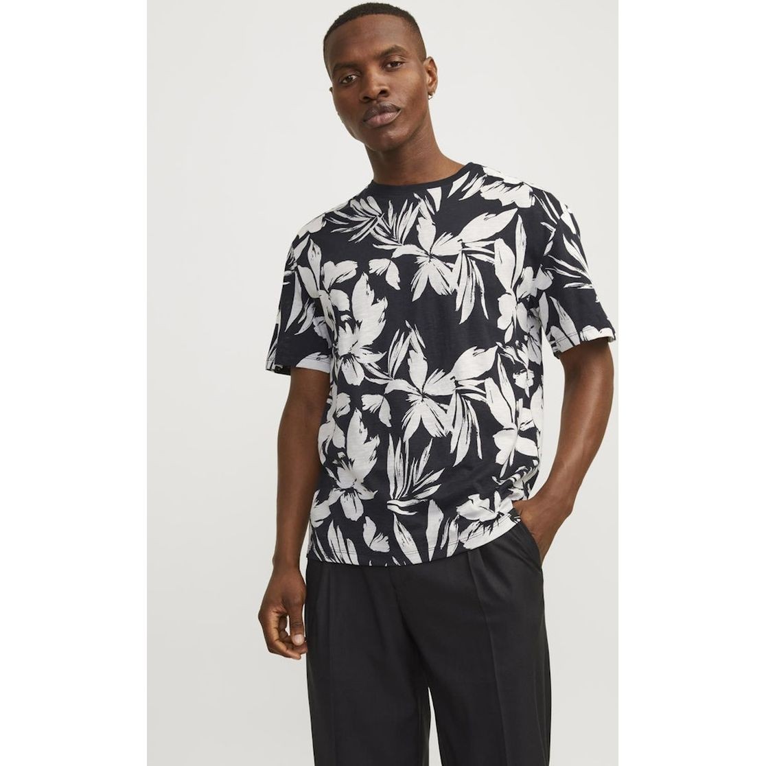 JACK & JONES Marškinėliai vyrams, Juoda, Jjejeff t-shirts 3