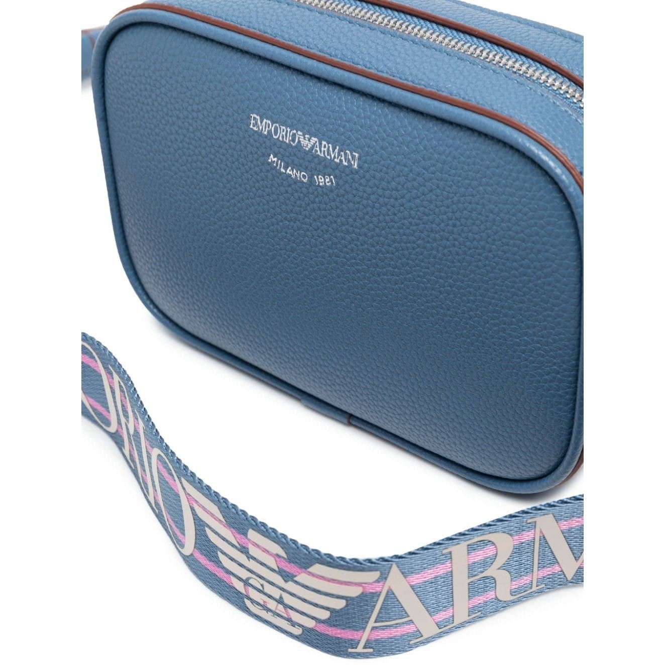 EMPORIO ARMANI Rankinė per petį moterims, Mėlyna, Mini bag 4