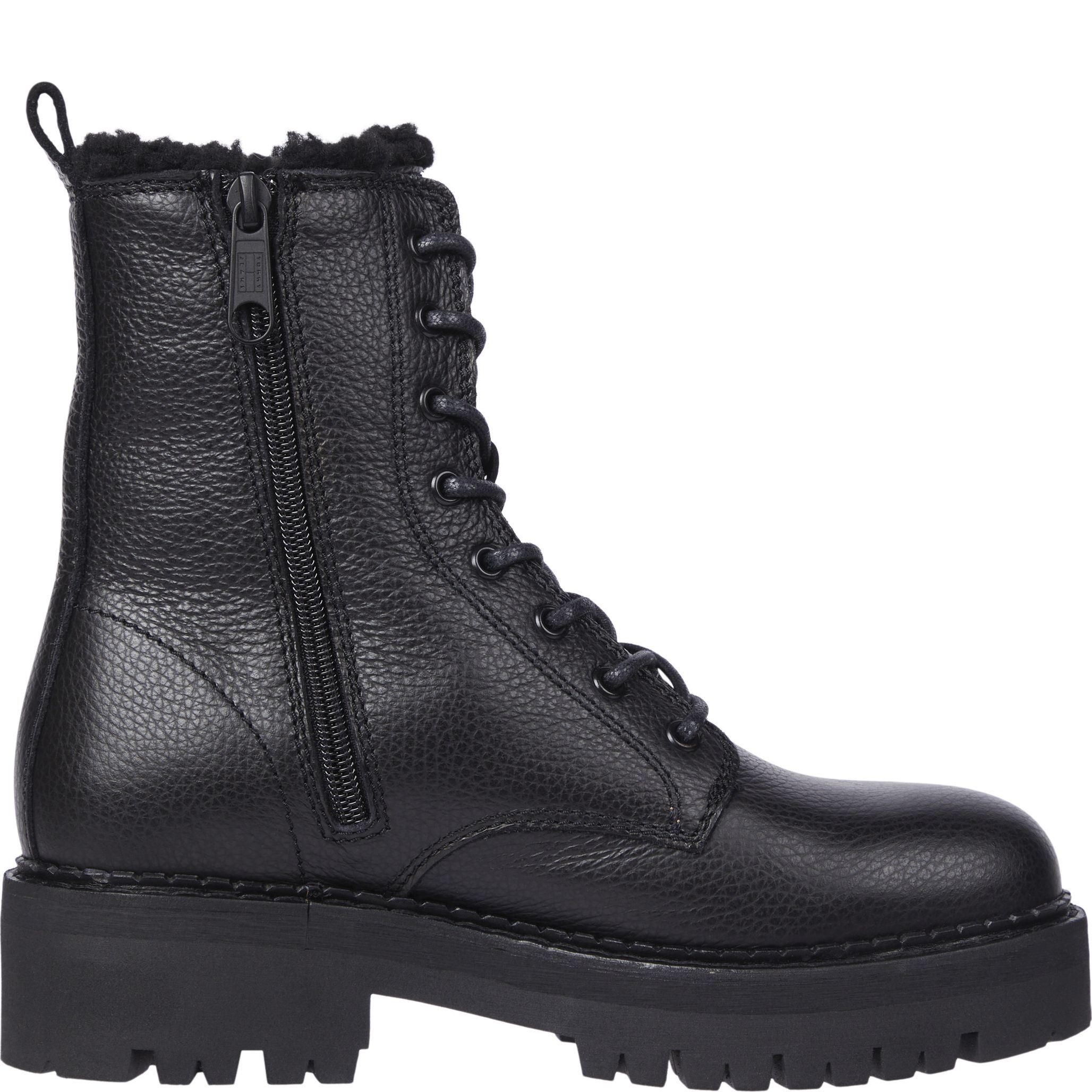 TOMMY JEANS Aulinukai moterims, Juoda, Urban boot tumbled 5