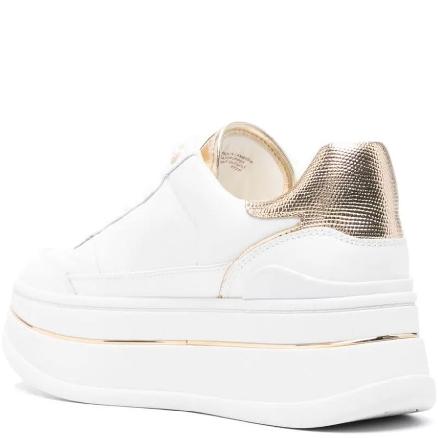 MICHAEL KORS Laisvalaikio bateliai moterims, Auksinė, Hayes lace up 3