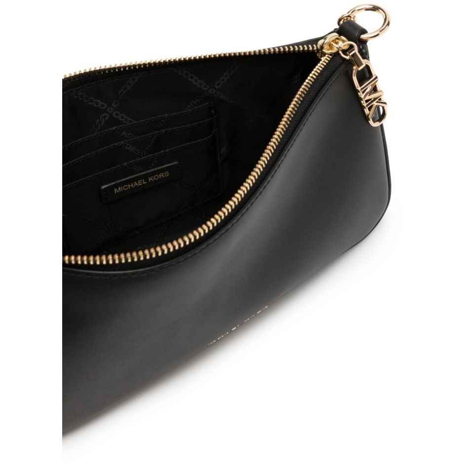 MICHAEL KORS Rankinė per petį moterims, Juoda, Md chain pouchette 4