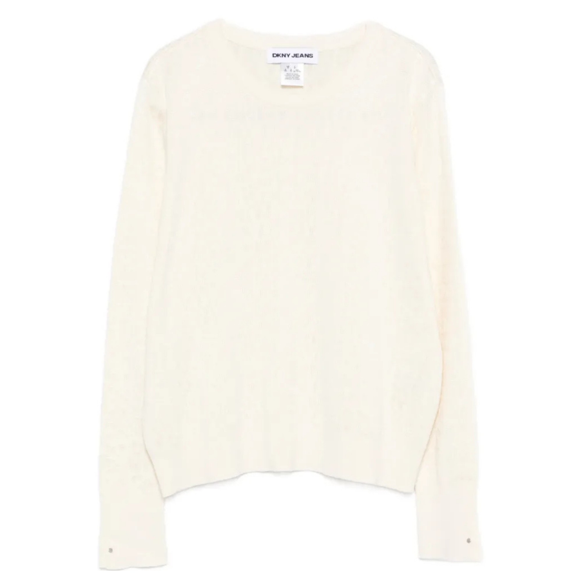 DKNY Megztinis moterims, Smėlio, Long sleeve sweater 1