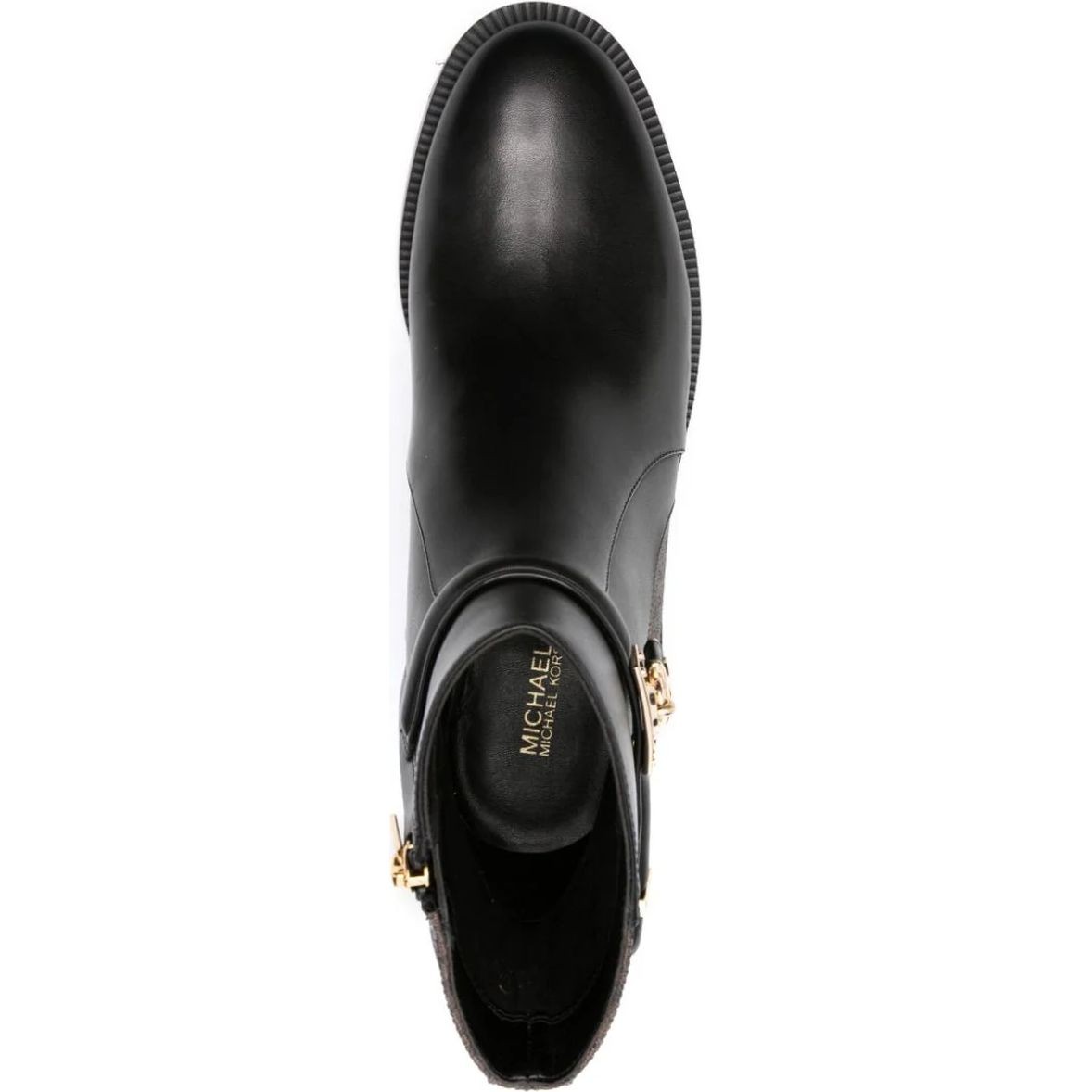 MICHAEL KORS Aulinukai moterims, Juoda, Hamilton flat bootie 4