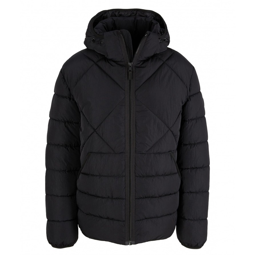 TOM TAILOR Striukė vyrams, Juoda, Striukė 1