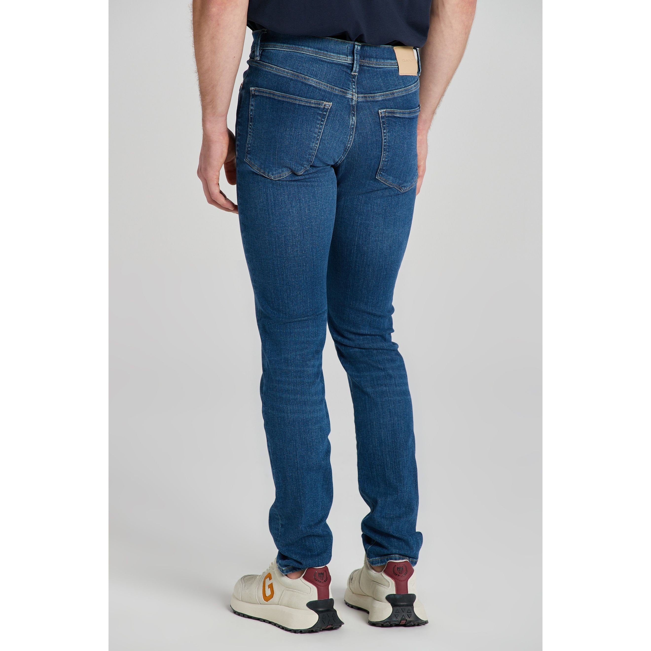 GANT Tiesūs džinsai vyrams, Mėlyna, MAXEN ACTIVE 3