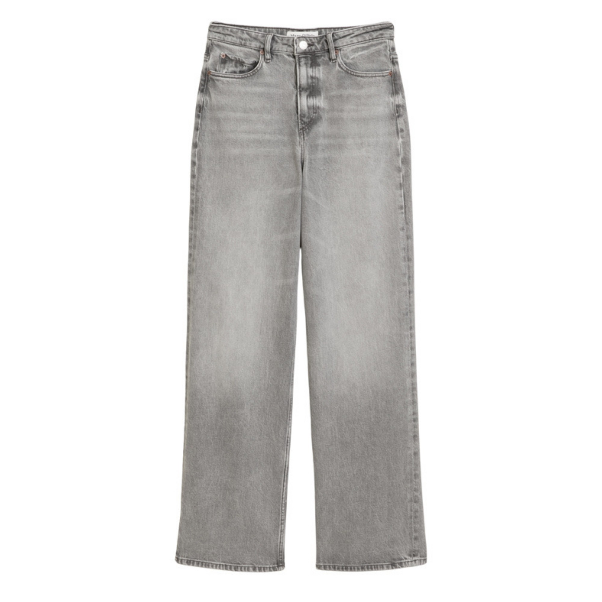 MARC O'POLO Platūs džinsai moterims, Pilka, M09912912149 Wide leg