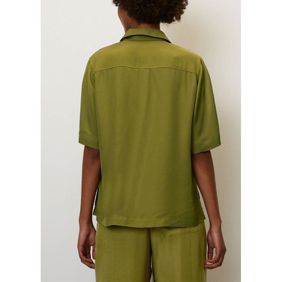 MARC O'POLO Marškiniai trump. rankovėmis moterims, Žalia 3