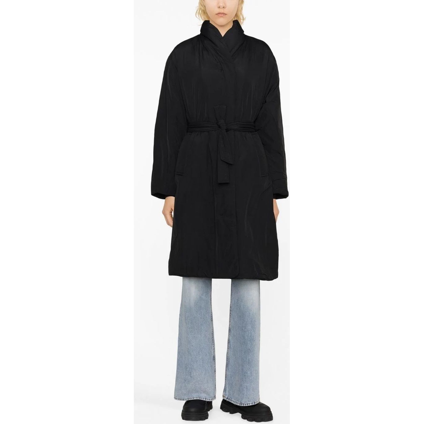 CALVIN KLEIN Pūkinis paltas moterims, Juoda, Padded Coats 2