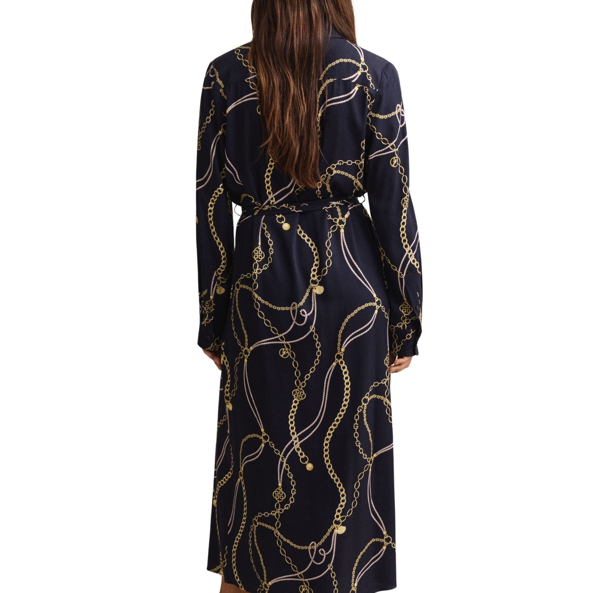 GANT Midi suknelė moterims, Mėlyna, 4503480-433 Midi dress 4