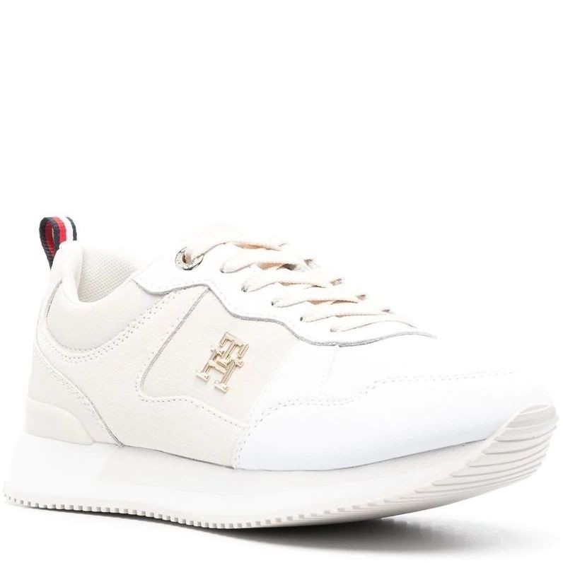 TOMMY HILFIGER Sportiniai bateliai moterims, Balta, TH ESSENTIAL RUNNER 1