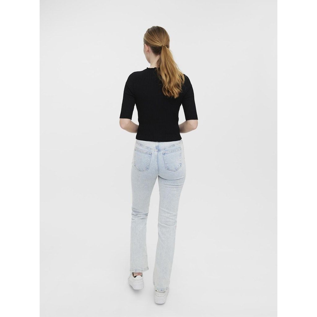 VERO MODA Kardiganas moterims, Juoda, VMELLY 2/4 FRILL CARD 5