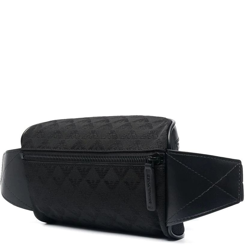 EMPORIO ARMANI Rankinė per juosmenį vyrams, Juoda, Belt bag 2
