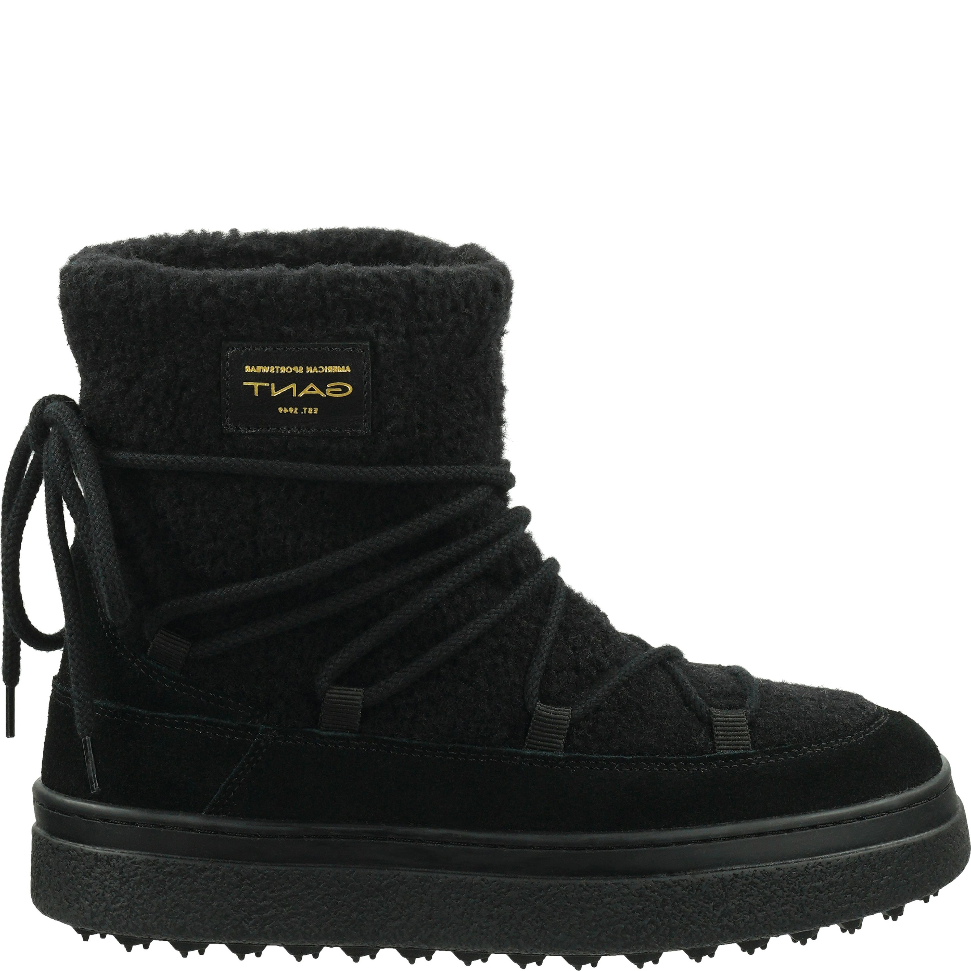 GANT Pašiltinti aulinukai moterims, Juoda, Snowhill wm booties 2