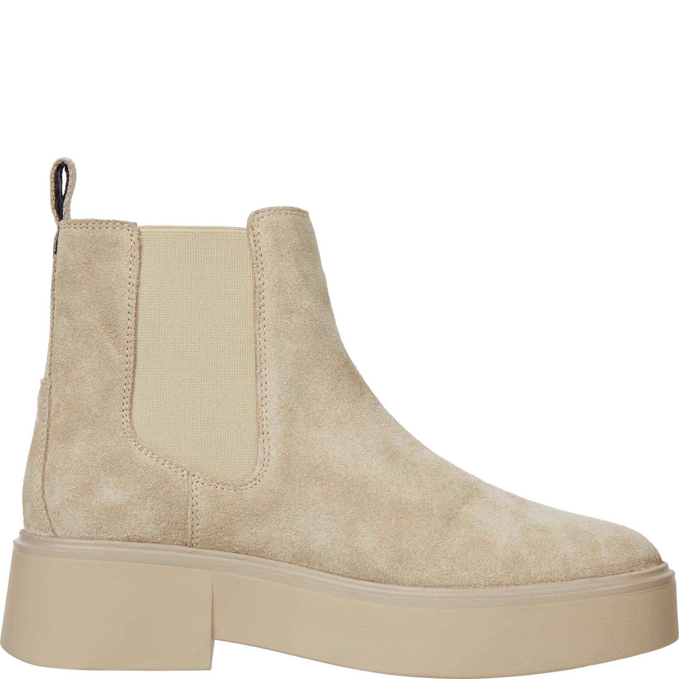 TOMMY HILFIGER Aulinukai moterims, Smėlio, Minimal chelsea flag 5