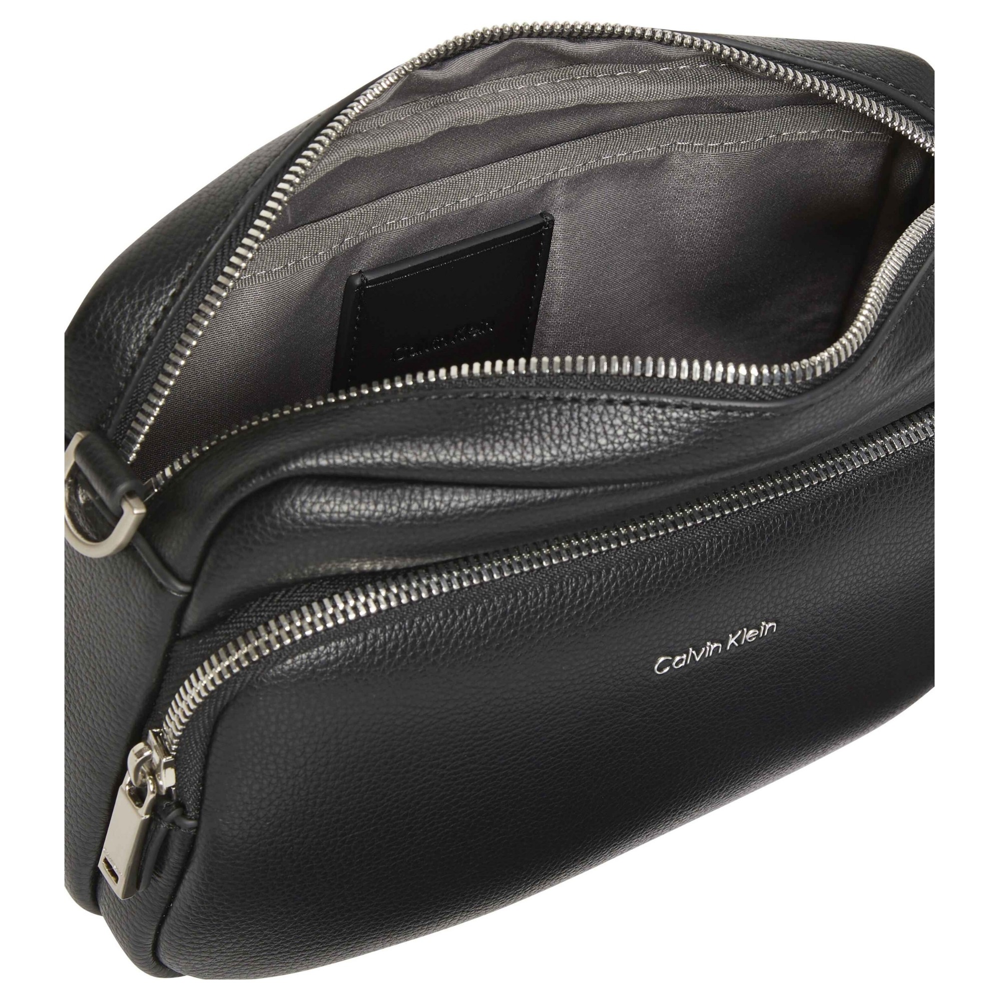 CALVIN KLEIN Rankinė per petį vyrams, Juoda, raised camera bag 3