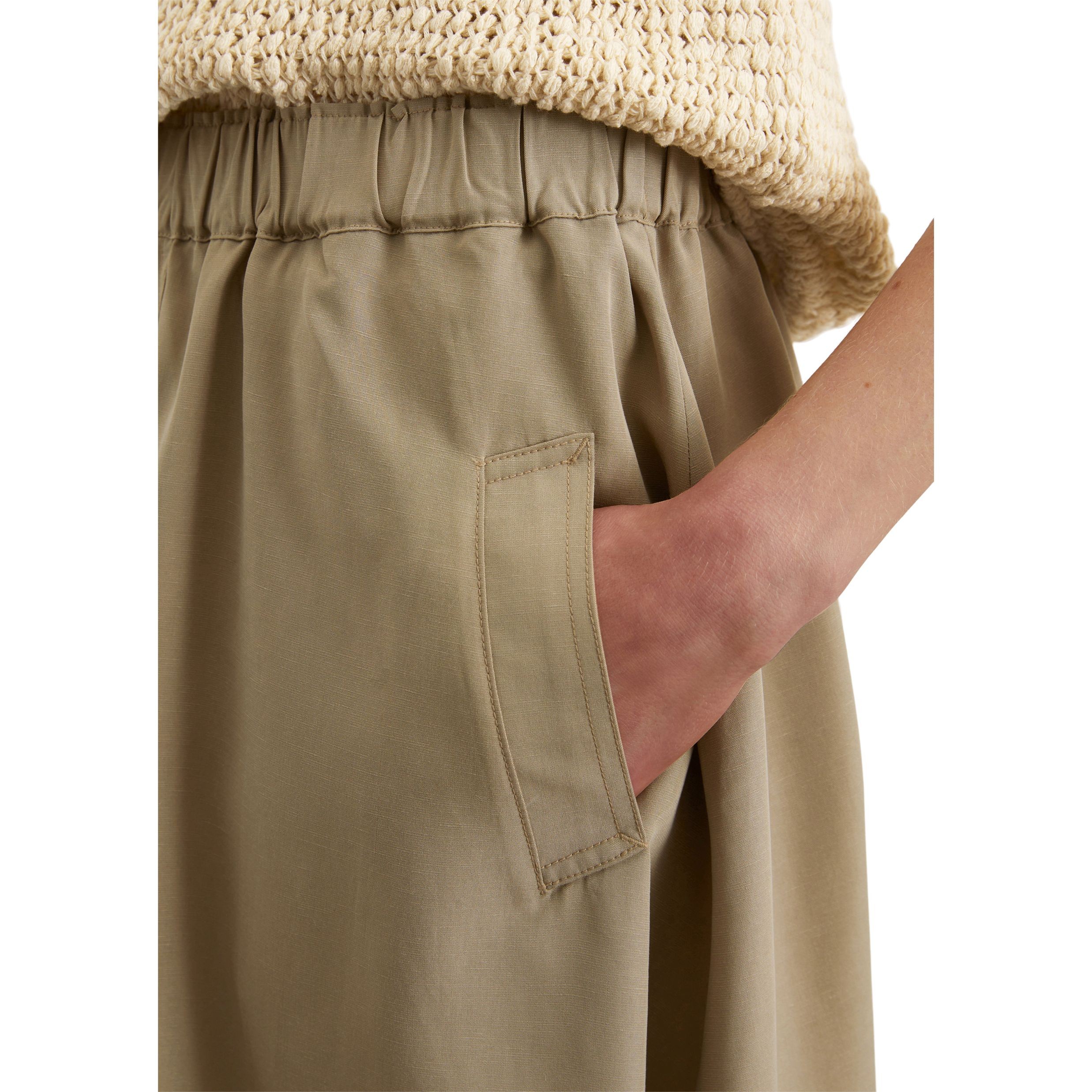 MARC O'POLO Midi sijonas moterims, Smėlio, Midi skirt 503084020167 4