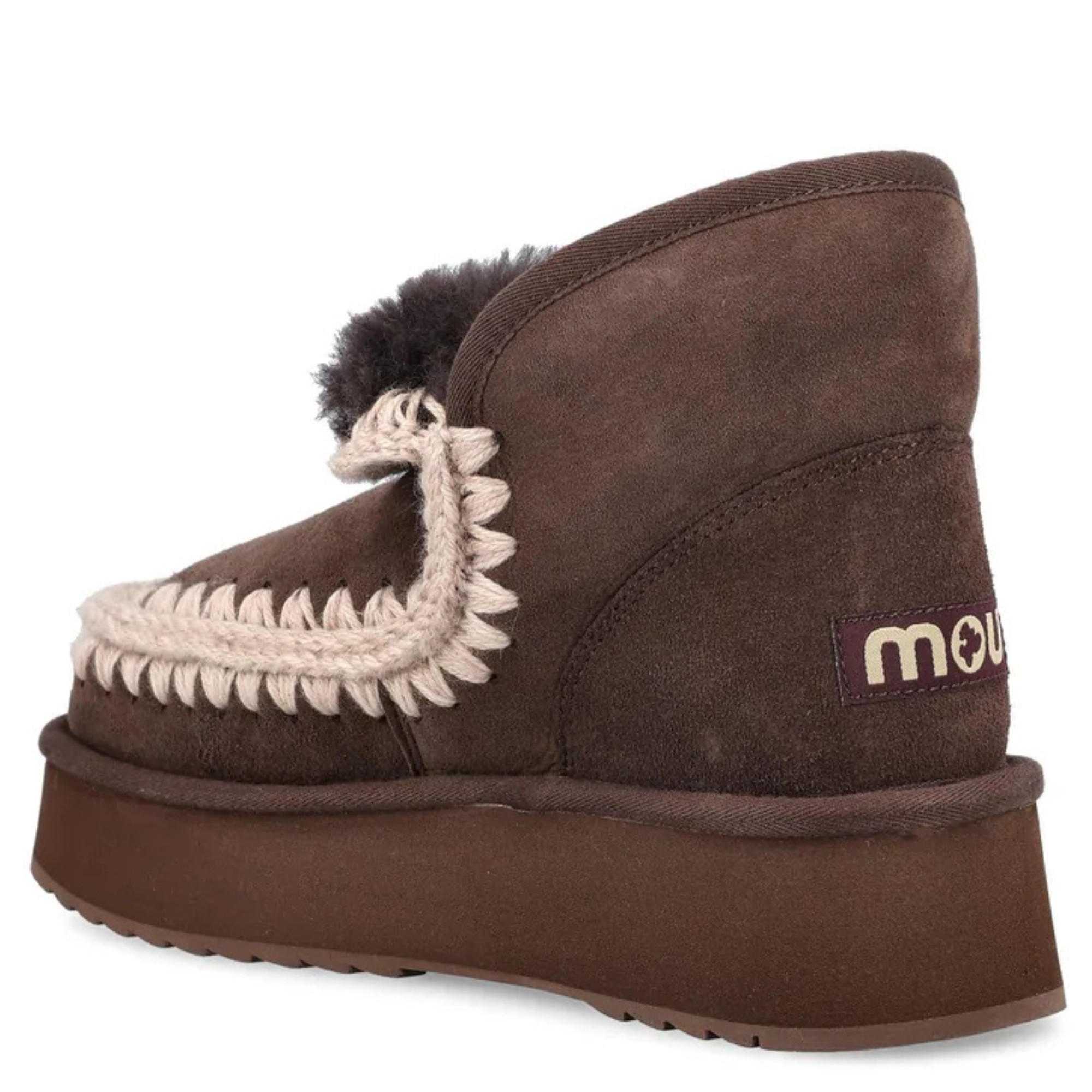 MOU Aulinukai moterims, Ruda, Mini eskimo platform boot 3