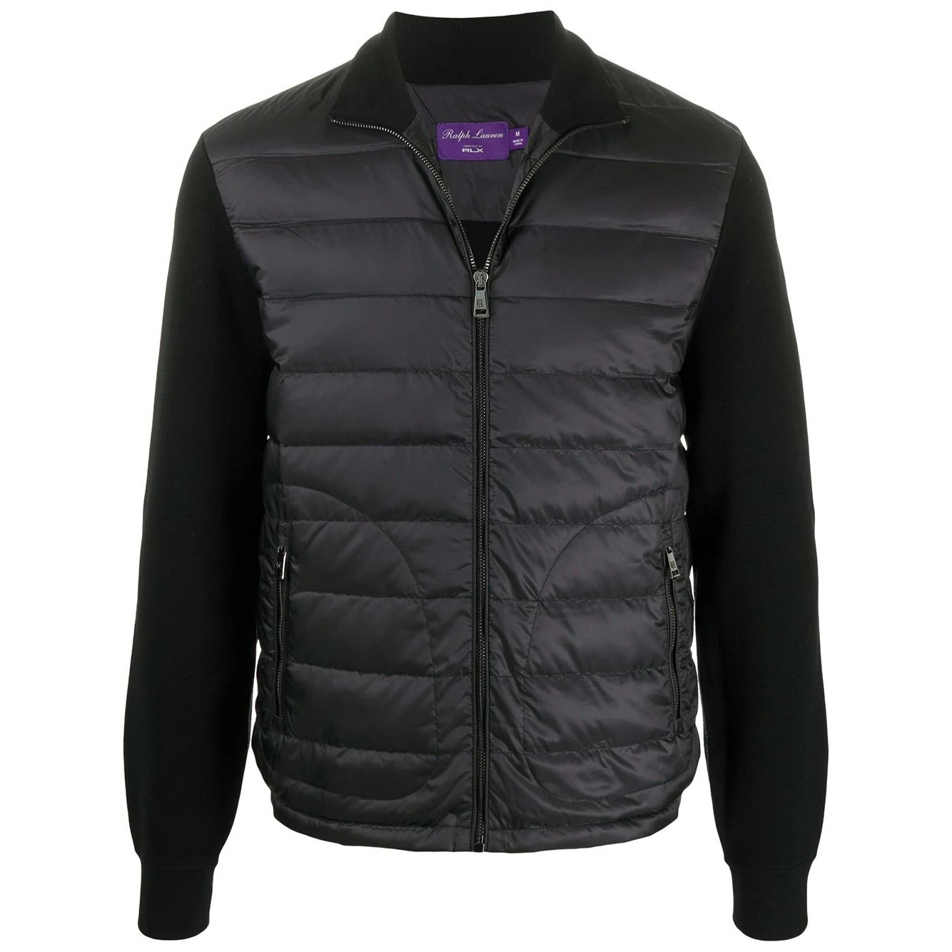 RALPH LAUREN PURPLE Bomberis vyrams, Juoda, Hybrid full zip jacket 1