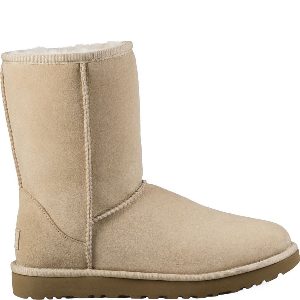 UGG Pašiltinti auliniai moterims, Smėlio, Classic short II warm boots 9