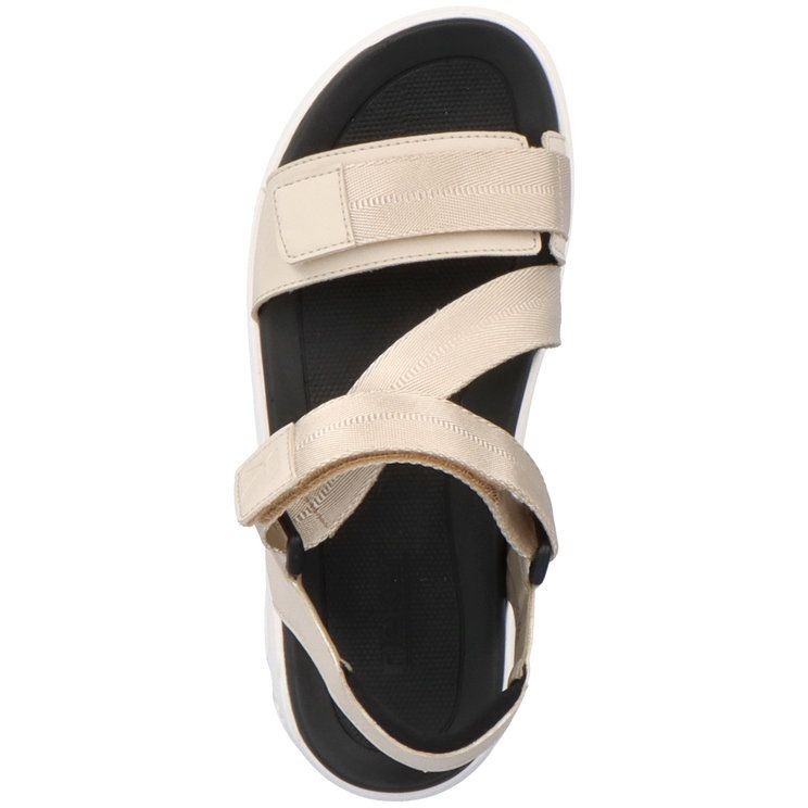 RIEKER Basutės moterims, Smėlio, SANDALS 4