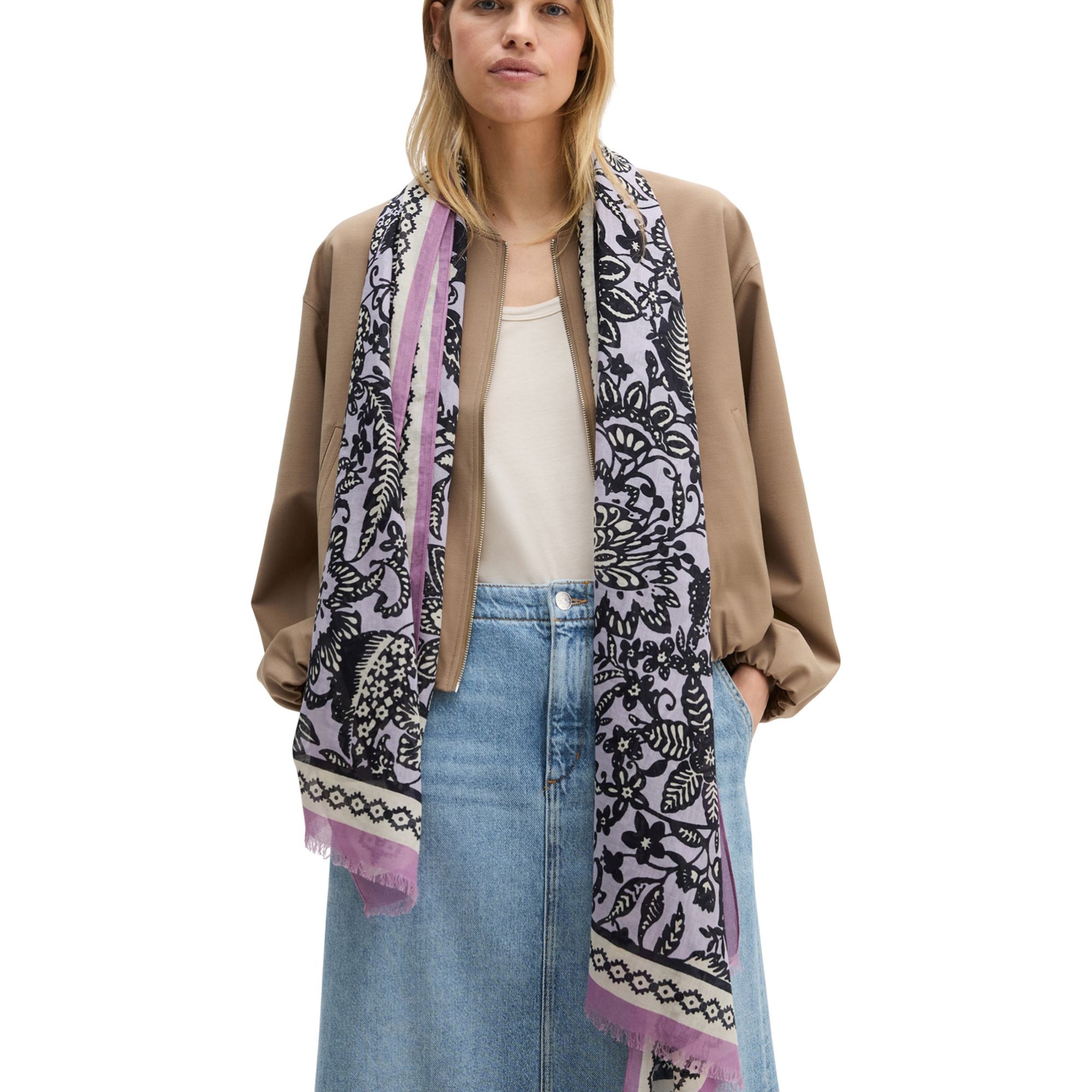 MARC O'POLO Šalikas moterims, Marga, 5000013253 Scarf 4