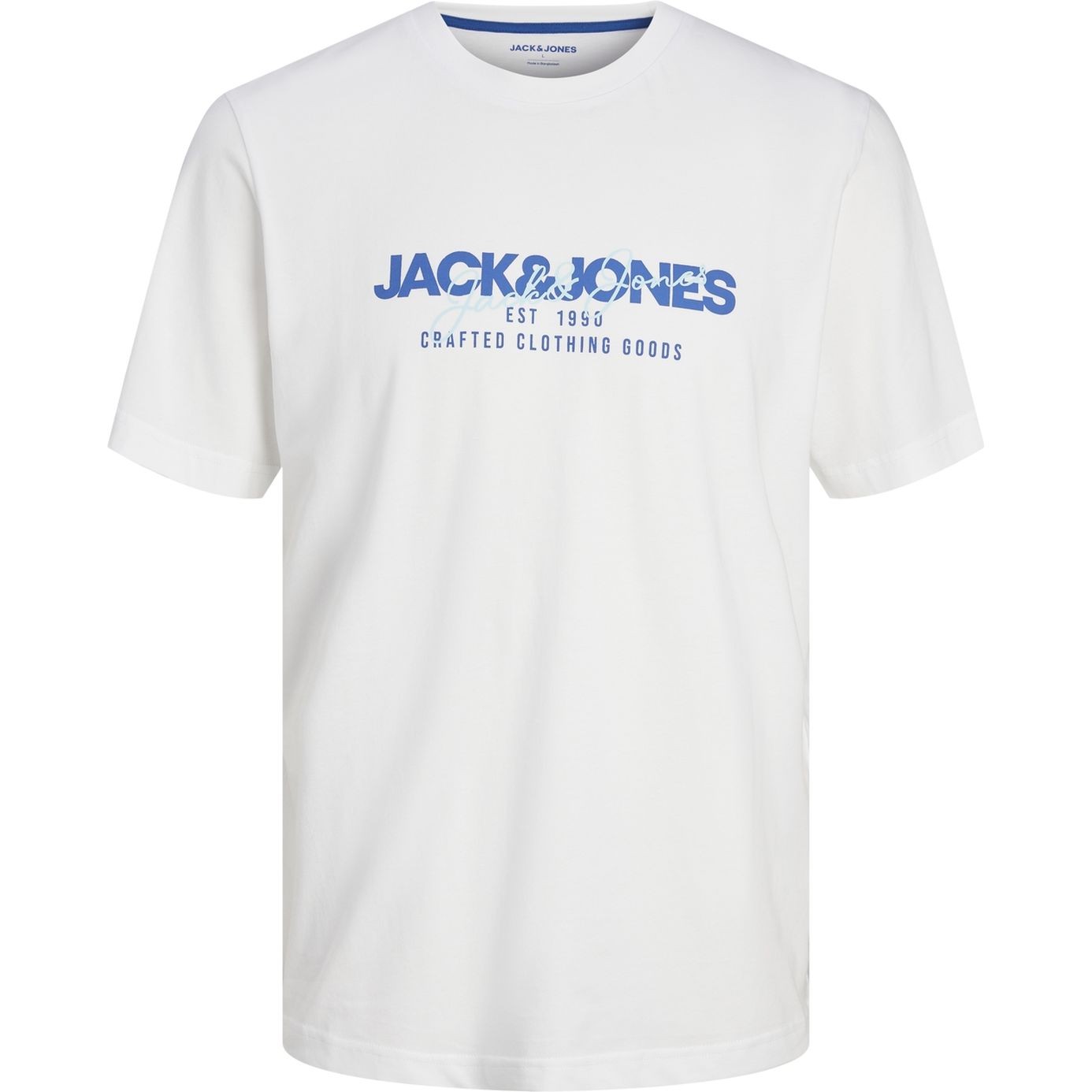 JACK & JONES Marškinėliai vyrams, Balta, Alvis tee 1