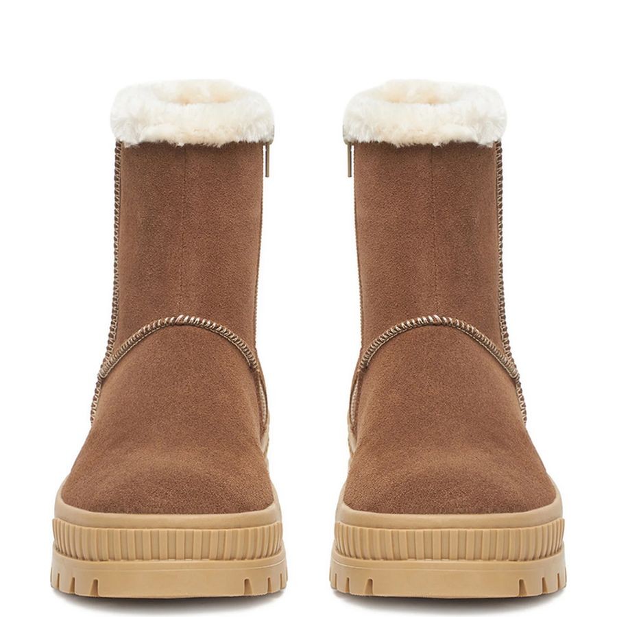 RIEKER Aulinukai moterims, Ruda, Booties 3