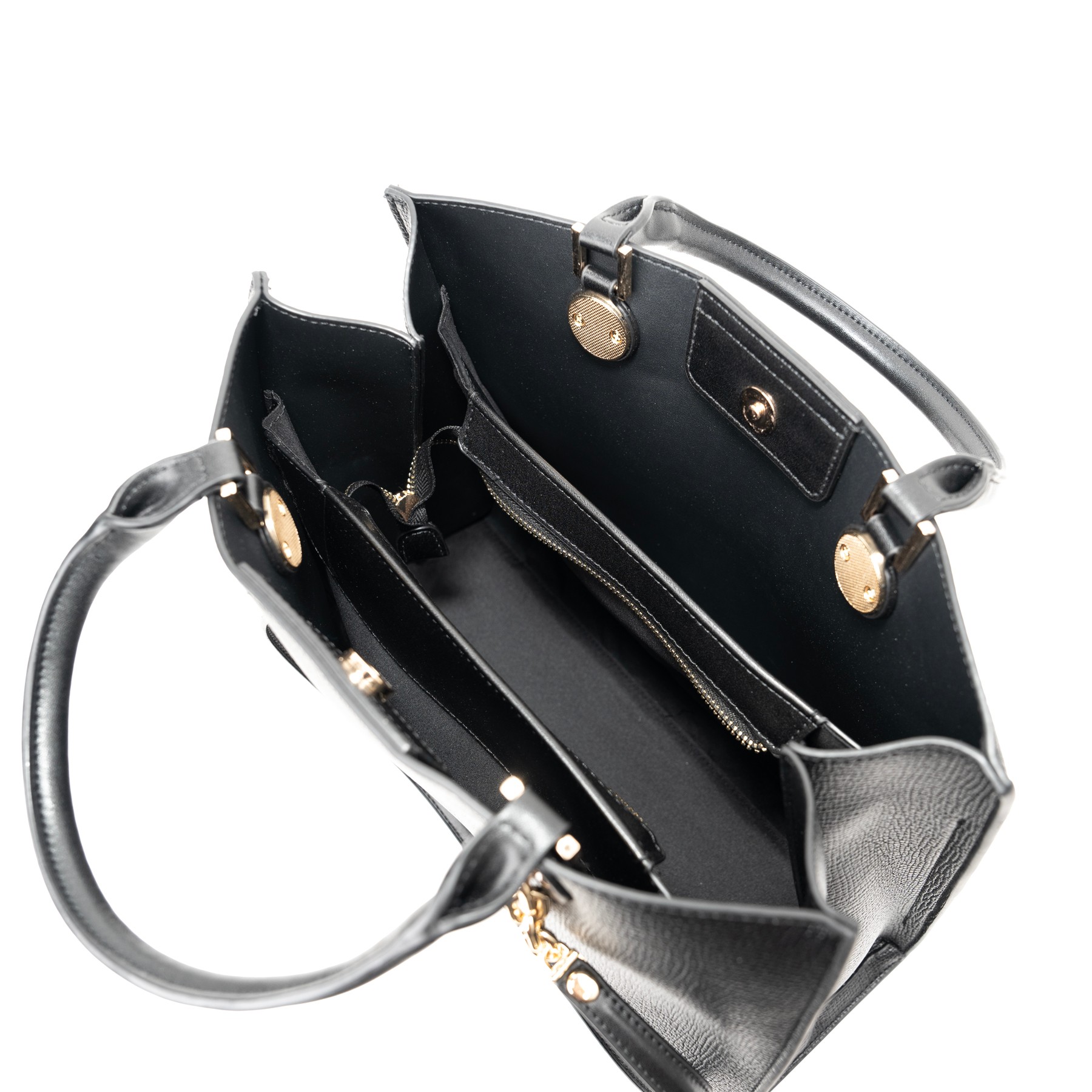 JULICE Pirkinių krepšys moterims, Juoda, Tote bag 3