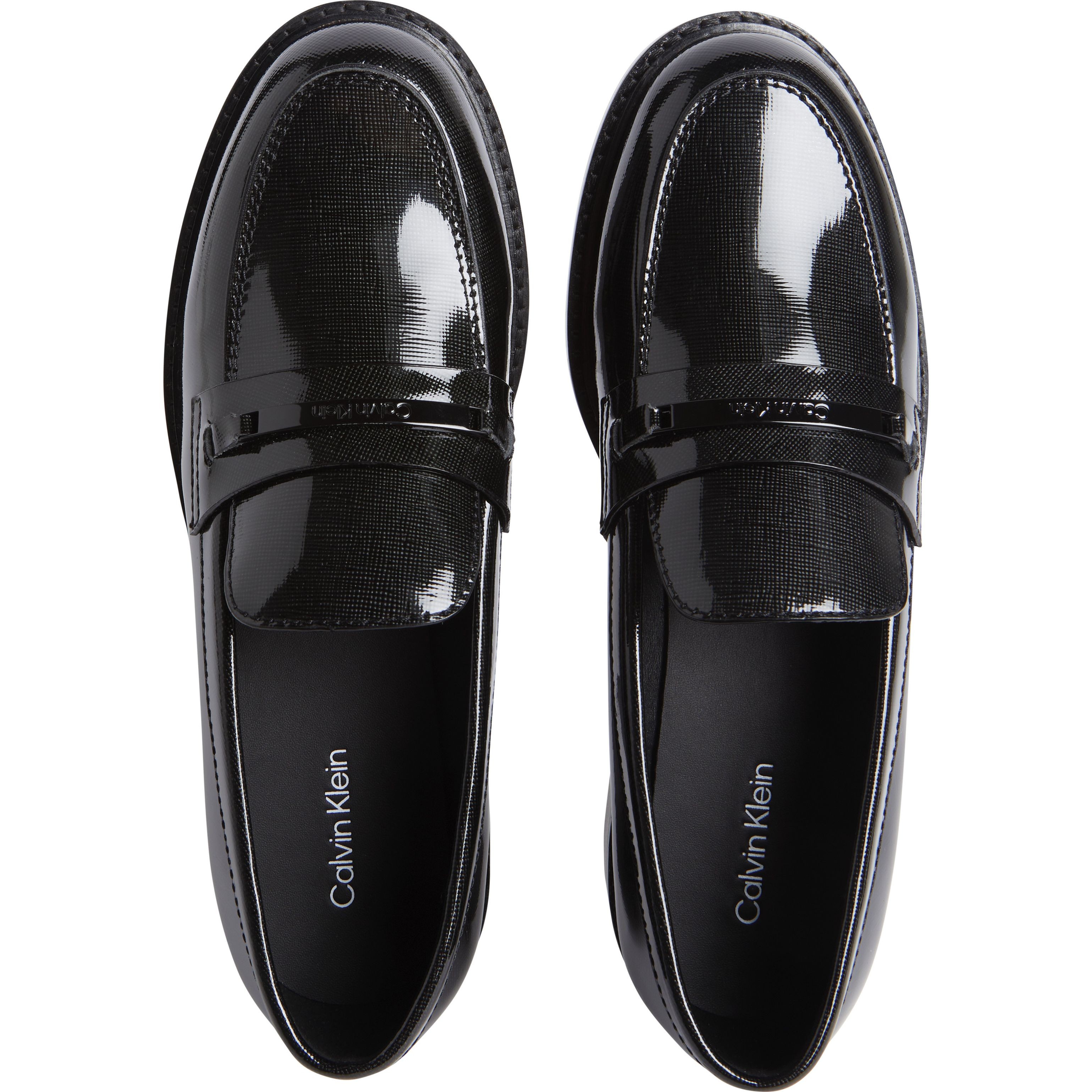 CALVIN KLEIN Loaferiai moterims, Juoda, Loafer bar saff 3