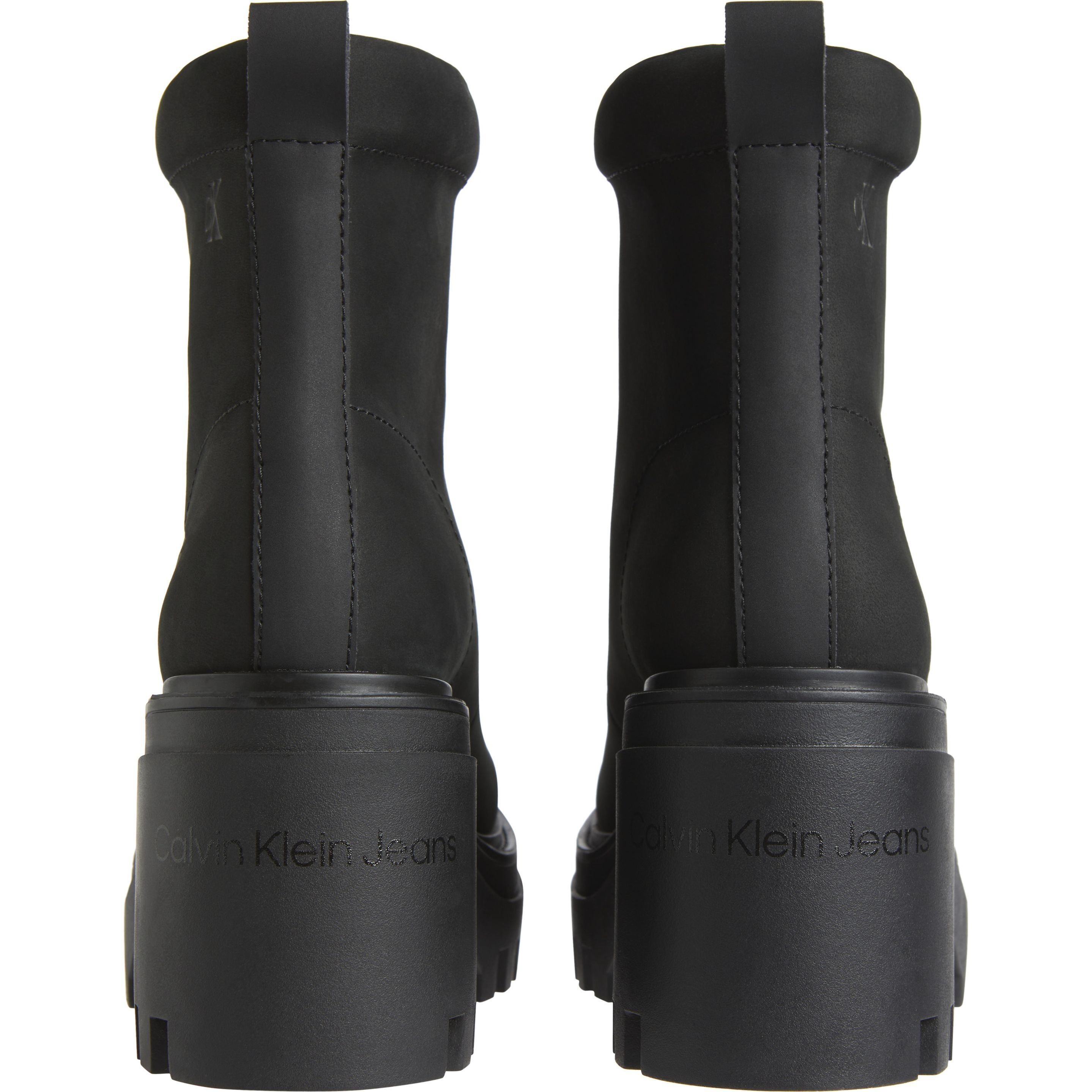 CALVIN KLEIN JEANS Aulinukai moterims, Juoda, Chunky heeled zip boot 3